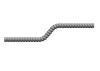 Rebar non conducteur de l'ingénierie 555kN 616mm2 28mm GFRP de voie d'eau