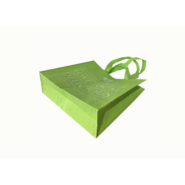 Laminated RPET Non Woven Tote Bags Eco Friendly Shopping Bags