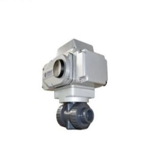 1000kpa Dn50 UPVC Electric Ball Valve With Fail Open Function For Sea Water