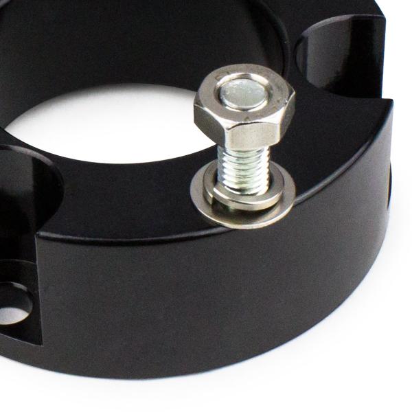 Aluminum Coil Spacer Lift Kit 2'' Inch Front Thickness Anodized Black Finish