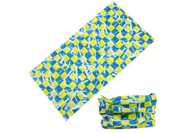 Yellow Green Fishing Uv Face Mask , Fishing Sun Mask Good Air Permeability