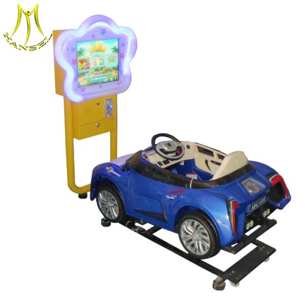 Hansel shopping mall kids ride machine coin operated electric video horse rides
