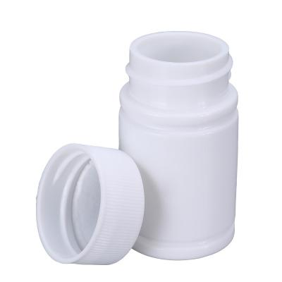 Frasco de plástico branco vazio para armazenamento de cápsulas Embalagem 20 ml por categoria alimentar