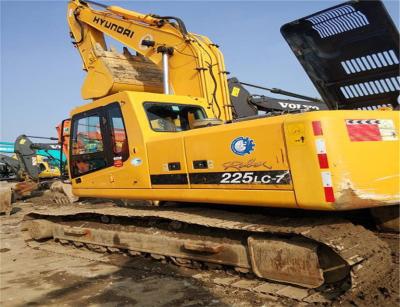 korea hyundai chain korea excavator 220-5 korea hyundai crawler excavator with good quality