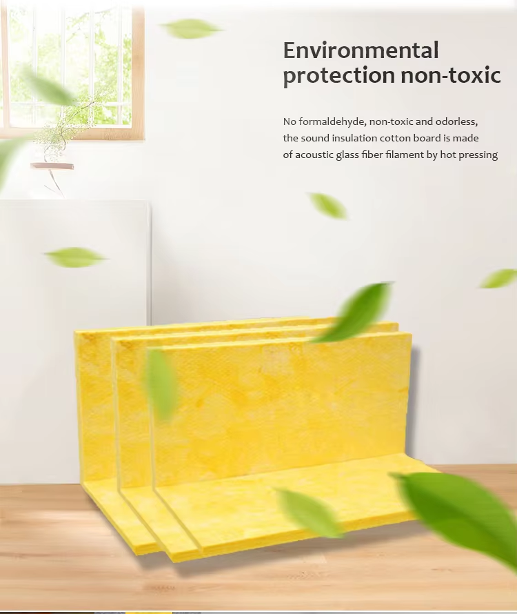 Insulation Glass Wool Board Fireproof Wall Thermal Insulation Panel