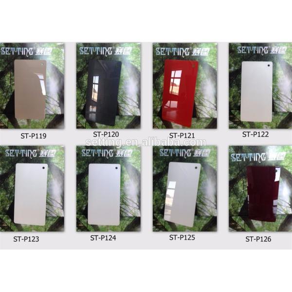Black color Acrylic film laminated panel