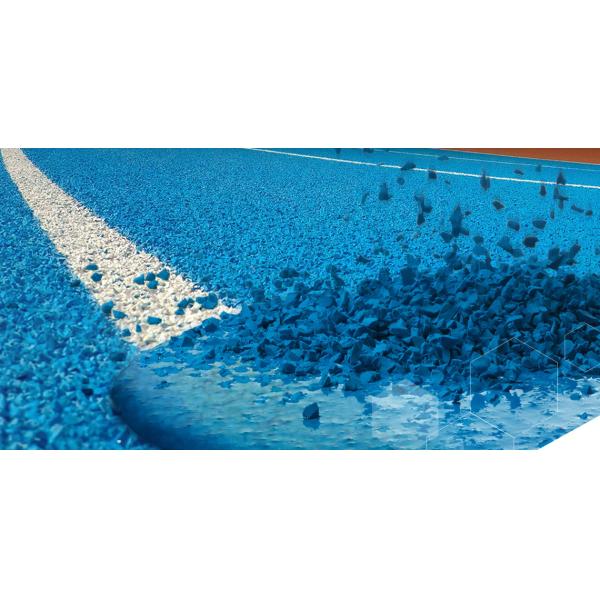 Granula de caucho EPDM con excelente resistencia a la abrasión para soluciones de suelos ecológicos