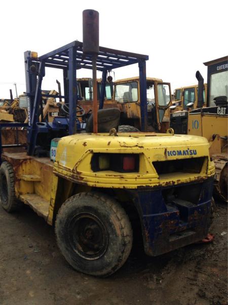 Komatsu 8ton forklift side shift and three stage komatsu forklift FD80-16