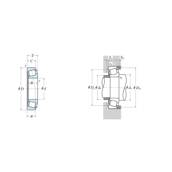 HR 32236 J 7536E Tapered Roller Bearing Trailer Bearings Heavy - Duty 180 × 320 × 91 Mm