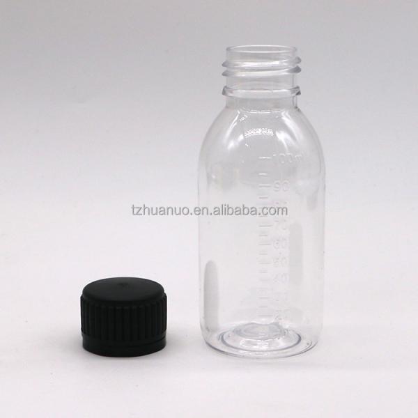 Скрутная крышка ПЭТ-бутылка для 100 мл/60 мл сиропа, основной материал ПЭТ-крышки, защищенные от подделок