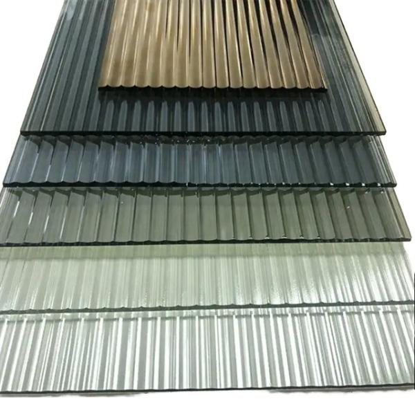Vidro flutuante laminado plano vidro temperado decorativo de cana para cozinha de banheiro