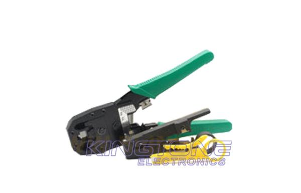 Multi-Modular Plug Crimps / Strips / Cuts Tools For 8P / 6P / 4P , Durable Wire Cable Accessories
