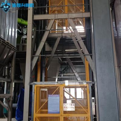 3t 3stop CE Approved Cargo Lift Platform Freight Elevator Cage Lift in Warehouse