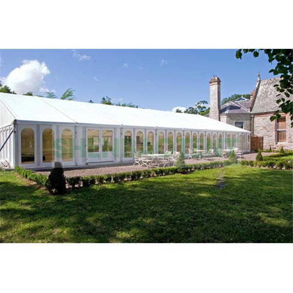 PVC Marquee Outdoor Wedding Tent Waterproof Custom Capacity Transparent Cover