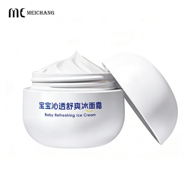 50g/100g Shatter-Resistant PMU Cream Jar with Vacuum Sealing for Baby Care and Cosmetic Packaging