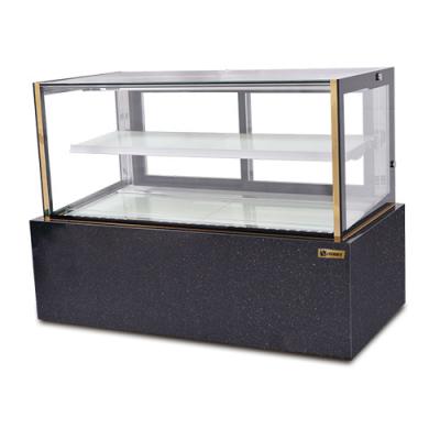 Cuadro de exhibición de pasteles anti niebla 220V 50HZ de panadería refrigerada