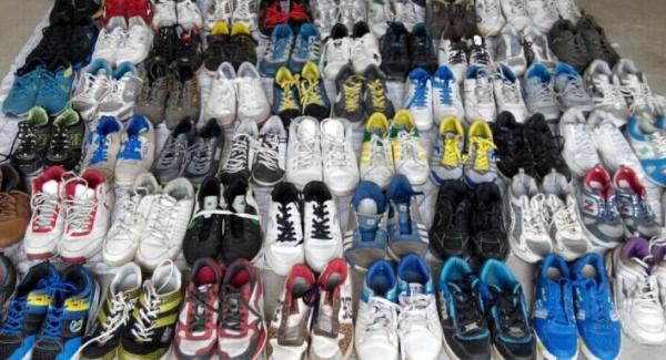 second hand shoes/used sport shos for cream quality