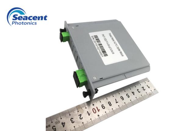 挿入のタイプ光学Plcのディバイダー0.9mm 0.5mの1x2繊維光学のディバイダー