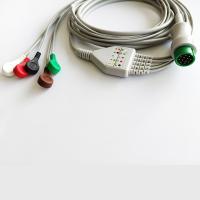 A8 cifram 5 o círculo paciente 12pin do cabo BLT Qseries de Biolight Ecg das ligações