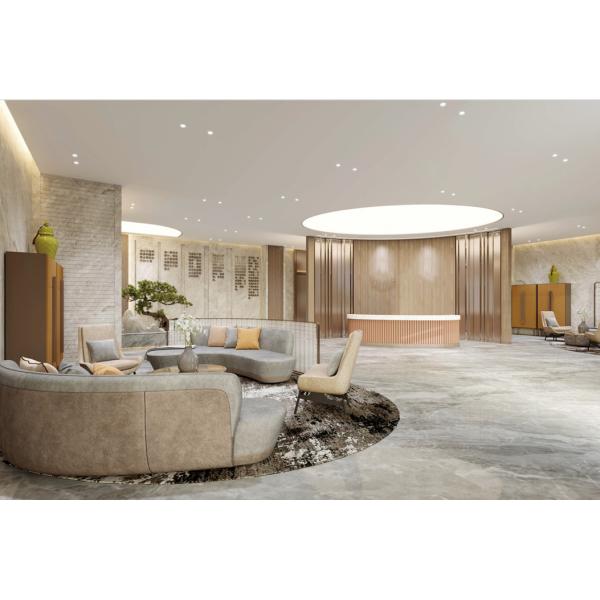 Plywood MDF Five Star Modern Hotel Furniture Project Assembled