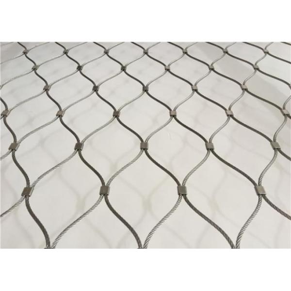 Hand Woven Flexible Animal Protection Stainless Steel Cable Wire Mesh