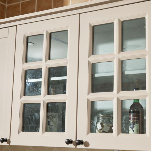 18mm Modern Kitchen Cupboard MDF Melamine Door Flat Edge