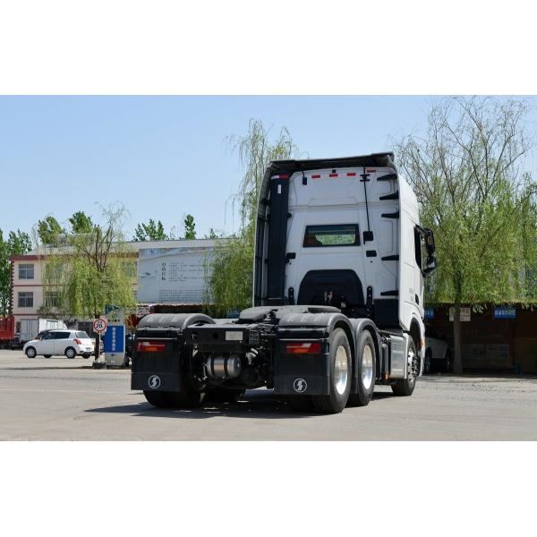 Подержанный Euro 5 Shacman Delong X6000 6X4 Тракторный грузовик Новый двигатель Shacman Truck 6X4