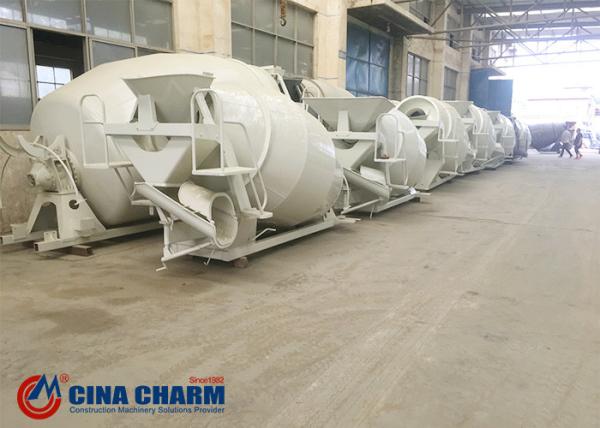 High Precision Cement Truck Drum , 8CBM Capacity Diesel Concrete Mixer Drum