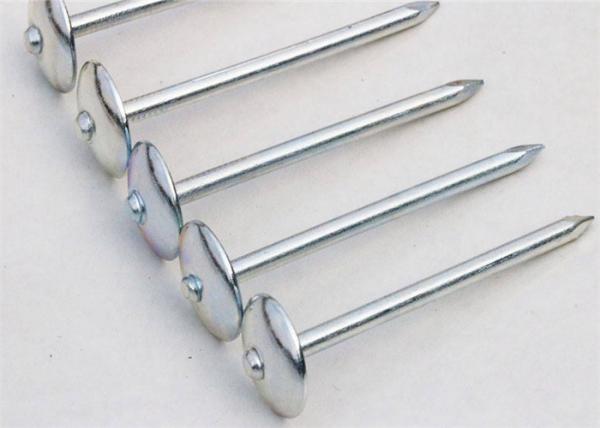 25kg Per Carton 12 Gauge Galvanized Roofing Nails Iron With Umbrella Head