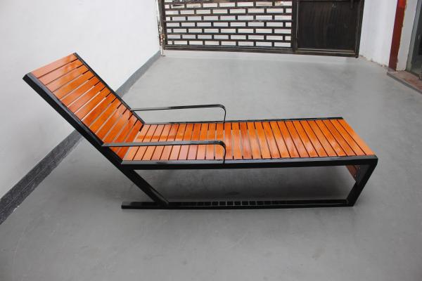 Cadeiras personalizadas de madeira para praia, cadeira de piscina exterior