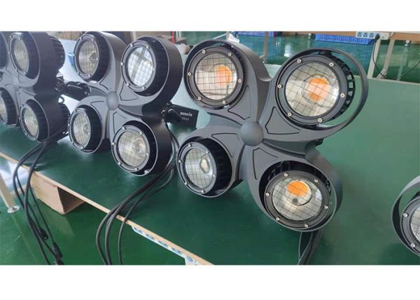 IP65 O diodo emissor de luz impermeável 400W In1 brancos mornos/frios de 4Eyes 2 conduziu a luz branca morna dos antolhos da cor do diodo emissor de luz da luz da audiência