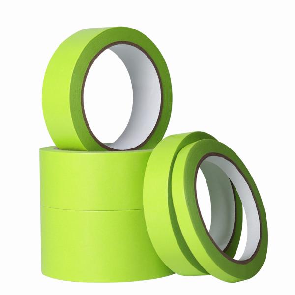Smooth Surface Green Adhesive Masking Tape