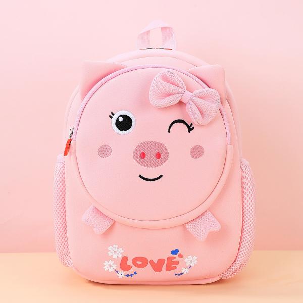 CARTOON CUTE KINDERGARTEN BAG BOYS AND GIRLS CHILDREN BAG CARTOON BACKPACK ANTI-LOST SMALL BACKPACK CHILDREN BAG