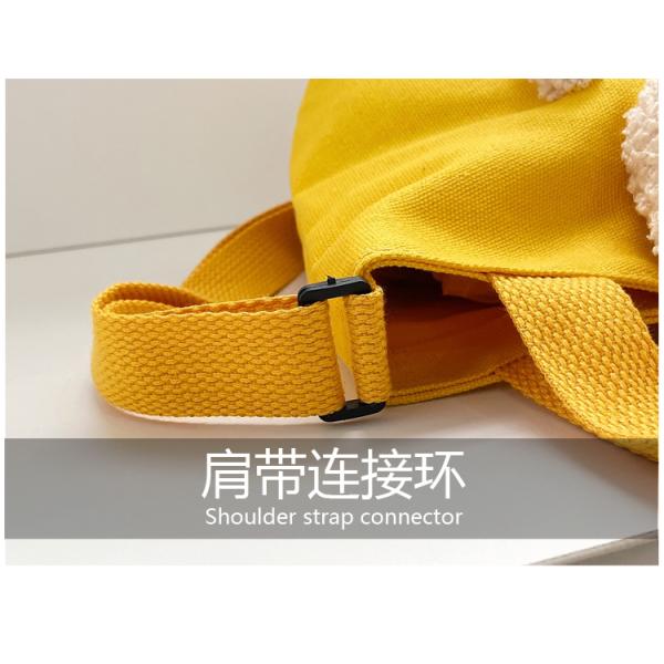 Japanese students cute girl bear canvas bag diagonal straddle bag ins fashion one shoulder accessories bag