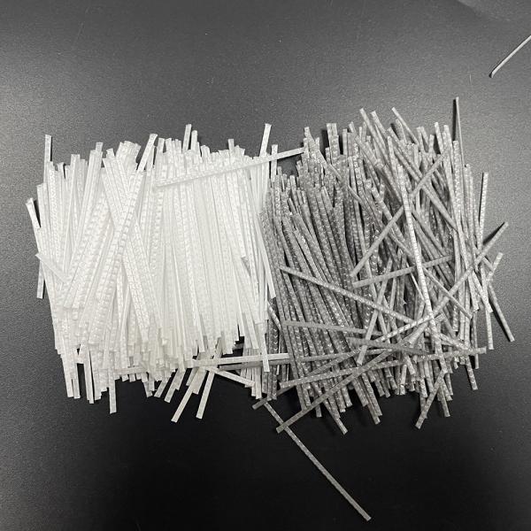 Good Toughness PP Macro Fiber Embossed For Water Conservancy And Hydropower Projects