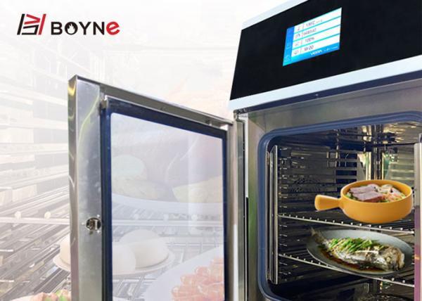 4 Trays Rational Combi Oven Injection Type Electric Digital Controller Save labor costs, one person can control multiple