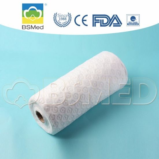 Medical Embossed Sterile Cotton Roll Absorbent With 5.5 - 7.5 PH Value