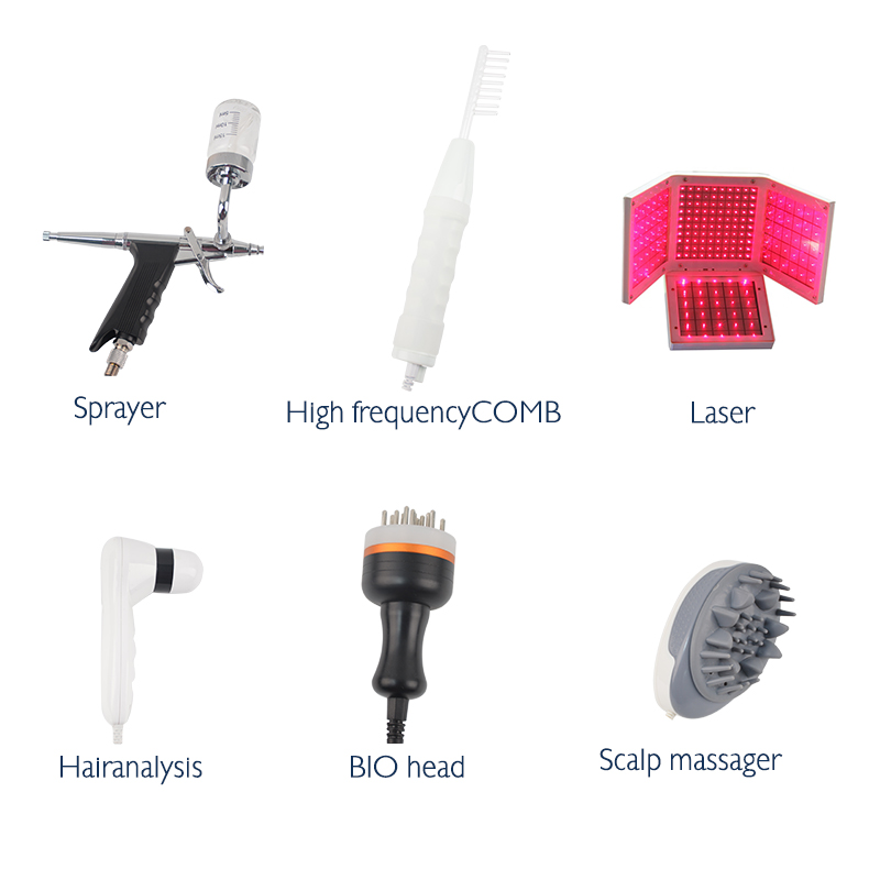 Professional Laser Beauty Machine with Multi Functional System for Hair Regrowth Scalp Hydration and Relief of Itching and Dandruff