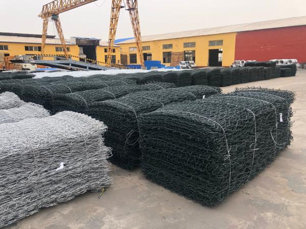 0.5m - treillis soudé de noir de maille de tissage de Gabion de taille de 2m