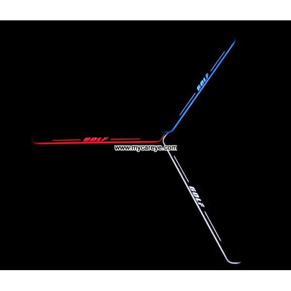 Volkswagen VW Golf Water proof Welcome pedal auto light sill door pedal