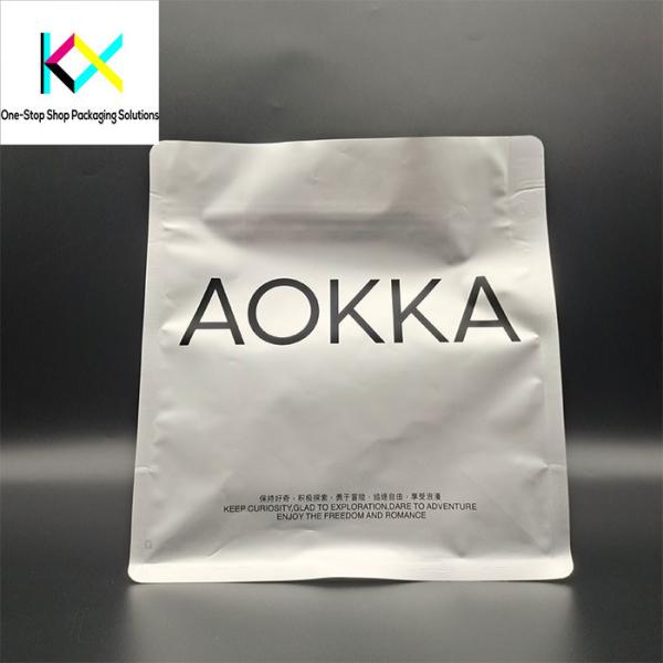 Customized MOPP/AL/PE Stand Up Coffee Pouches with High Barrier and Hot Foil