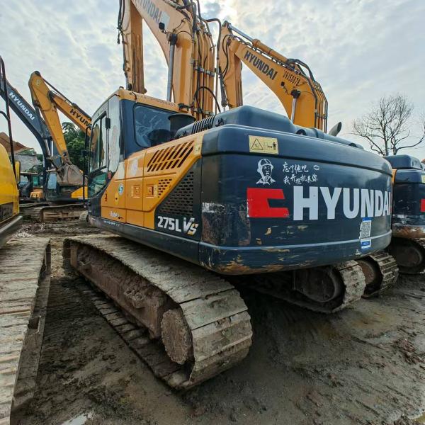 Construction robuste Excavatrice utilisée HYUNDAI 220LC-9S ancienne machine hydraulique de l'excavatrice