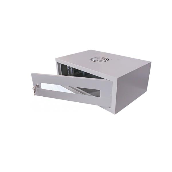 Stocked Wall Mounted Network Glass Door Server Storage Rack with SPCC Cold Rolled Steel