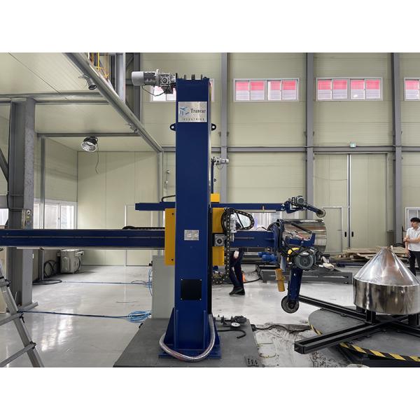 400V Steel Dish Head Tank Cap Surface Automatic Grinding And Polishing Machine