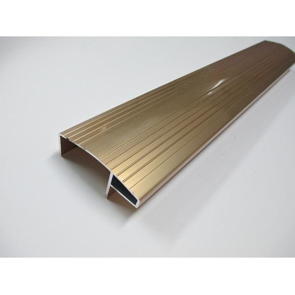 Shinning Golden Electrophoresis Aluminum Kitchen Profile Upmarket Customized
