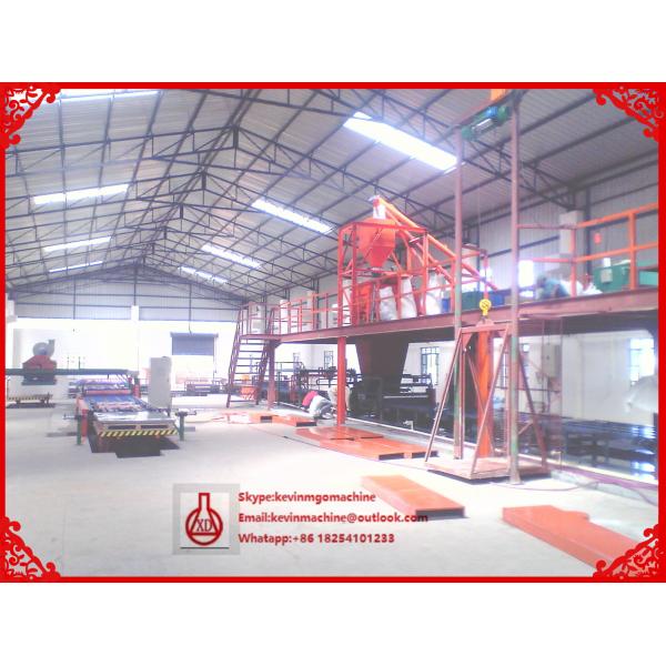 Толь покрывает машину изготавливания, крен доски стены MGO Eco содружественный формируя оборудование