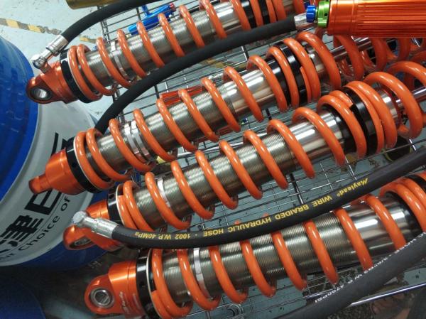 2.5 Racing suspension full OE kits coil over shock with 8 step adjustment 4x4 lift kits absorber