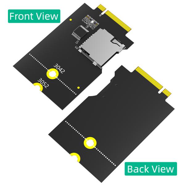 Micro SD Card TF SDHC SDXC To NGFF Ключ B Адаптер поддерживает шину USB, а не шину SATA