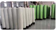 Composite Material Filter Tank 1265 φ300×1650mm 2.5'' Thread 2.0-2.5 T/H for Industrial Filtration