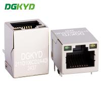 Solo filtro portuario TAB-UP de Jack modular 1000BASE-TX Gigabit Ethernet del verano de la conexión RJ45 de DGKYD211Q106CD2A4D